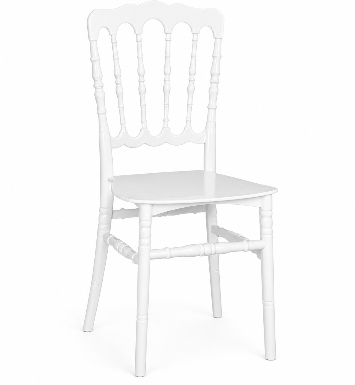 Chaise Napoléon transparente pour mariage à louer