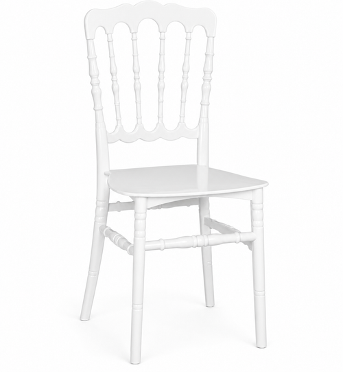 Chaise Napoléon transparente pour mariage à louer